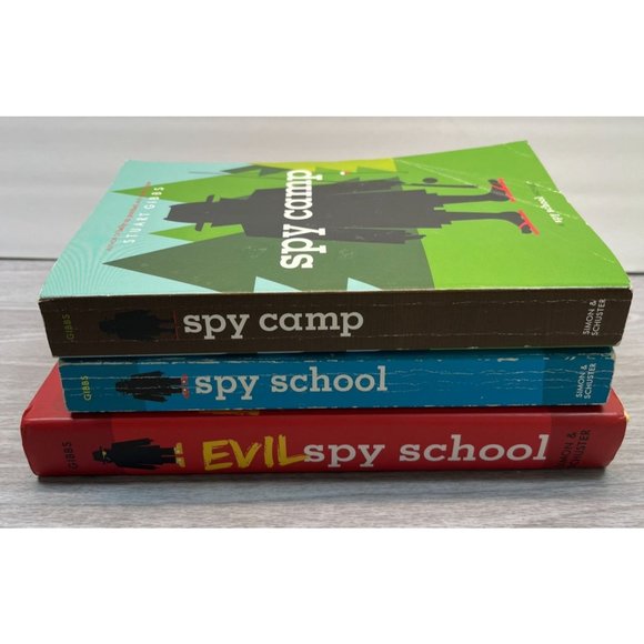 Lot of 3 Spy School Childrens Books Stuart Gibbs Spy Camp Evil Spy School - Picture 5 of 11